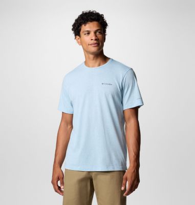 T-shirt tecnica Thistletown Hills da uomo, Color: Ripple Blue Heather, image 9