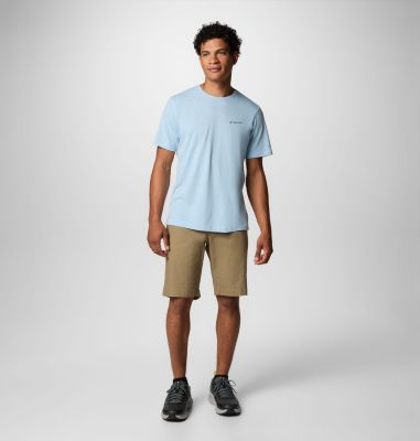 T-shirt tecnica Thistletown Hills da uomo, Color: Ripple Blue Heather, image 10