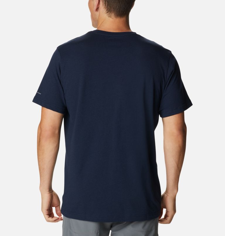 Men's Thistletown Hills Short Sleeve Shirt, Color: Collegiate Navy Heather, image 2