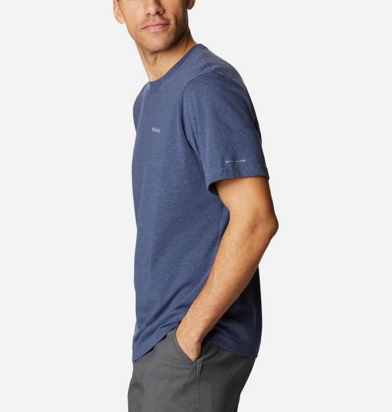 Men's Thistletown Hills Short Sleeve Shirt, Color: Dark Mountain Heather, image 3