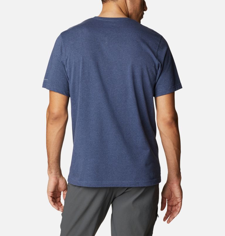 Men's Thistletown Hills Short Sleeve Shirt, Color: Dark Mountain Heather, image 2