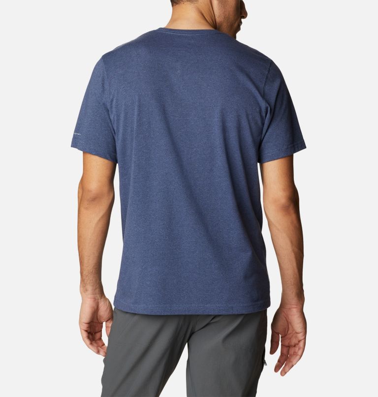 Thumbnail: Men's Thistletown Hills Short Sleeve Shirt, Color: Dark Mountain Heather, image 2