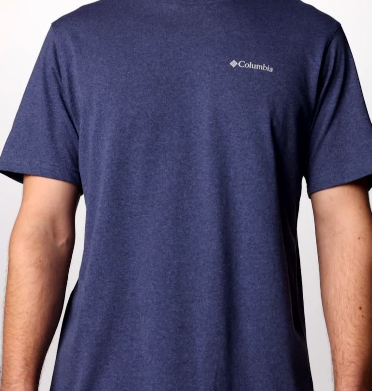 Men's Thistletown Hills Short Sleeve Shirt, Color: Dark Mountain Heather