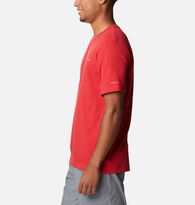 Thumbnail: Men's Thistletown Hills Short Sleeve Shirt, Color: Mountain Red, image 3
