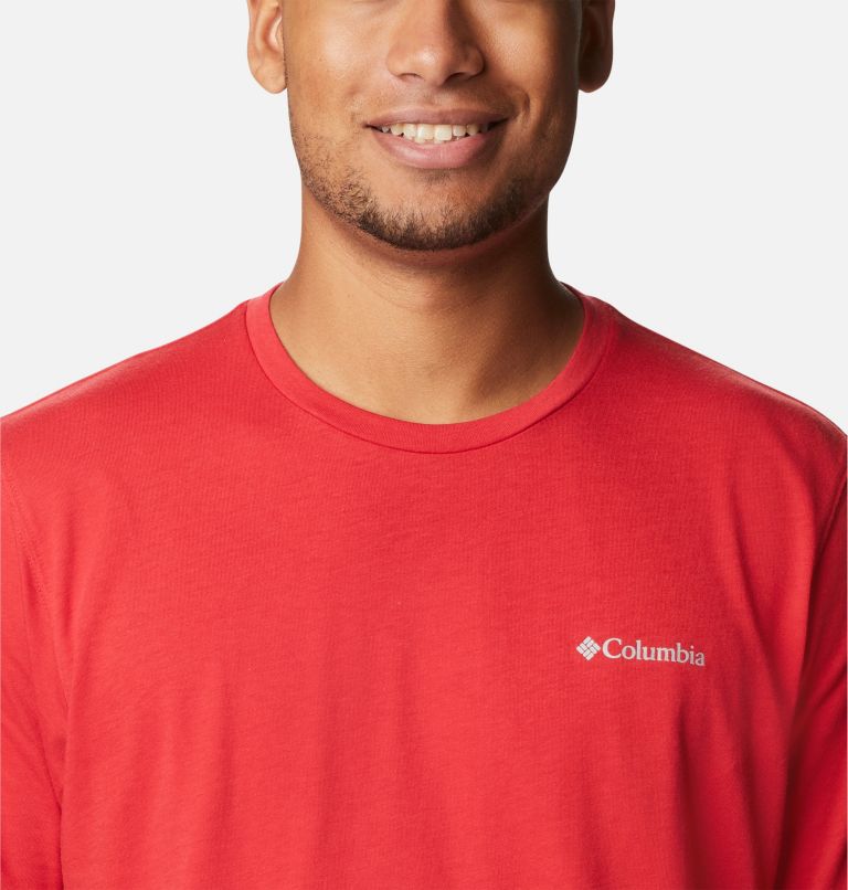 Men's Thistletown Hills Short Sleeve Shirt, Color: Mountain Red, image 4
