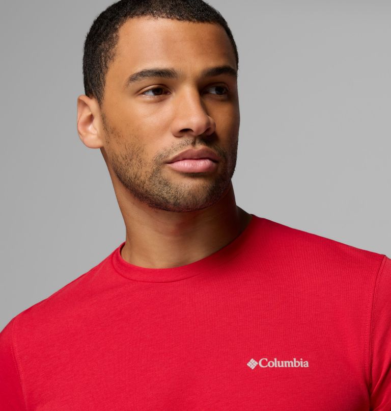 Men's Thistletown Hills Short Sleeve Shirt, Color: Mountain Red, image 5
