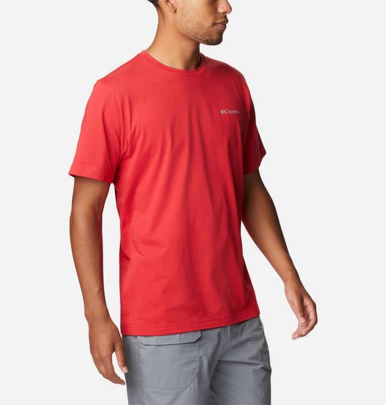 Men's Thistletown Hills Short Sleeve Shirt, Color: Mountain Red, image 5