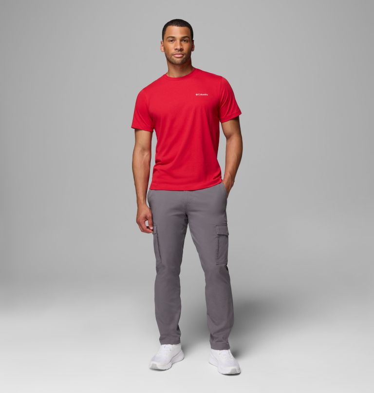 Men's Thistletown Hills Short Sleeve Shirt, Color: Mountain Red, image 2