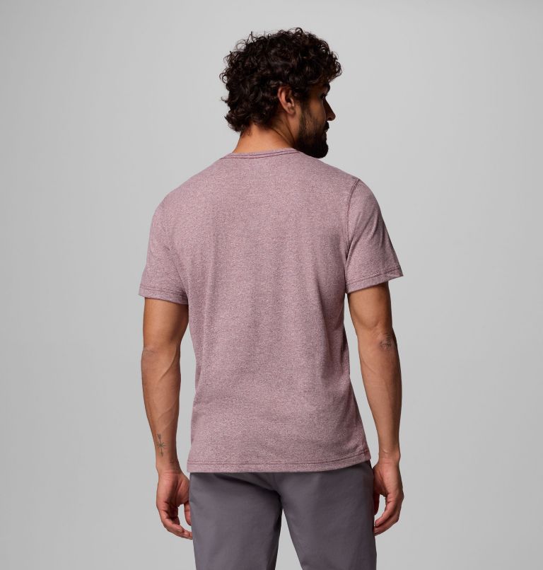 Men's Thistletown Hills Short Sleeve Shirt, Color: Rich Wine Heather, image 3