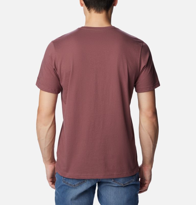 Men's Thistletown Hills Short Sleeve Shirt, Color: Light Raisin, image 2