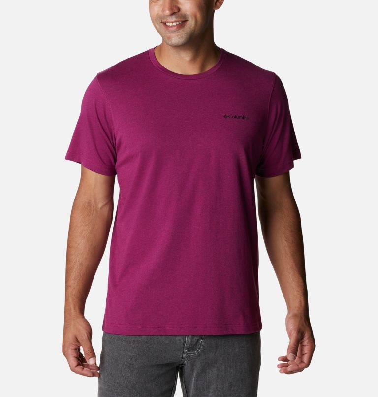 Thistletown Hills Short Sleeve | 662 | XXL, Color: Red Onion Heather, image 1