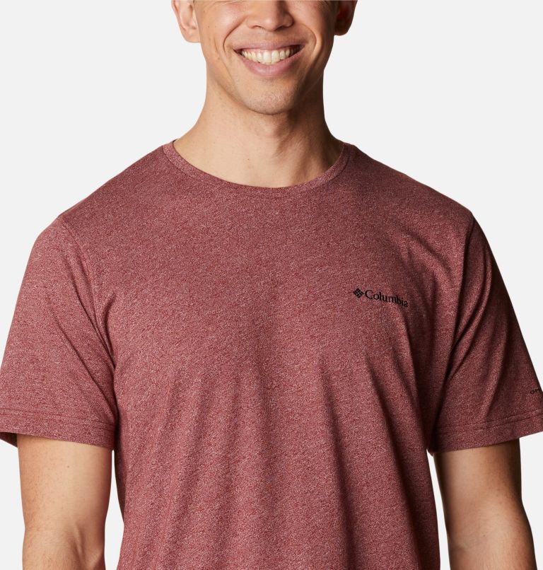 Men's Thistletown Hills Short Sleeve Shirt, Color: Red Jasper Heather, image 4