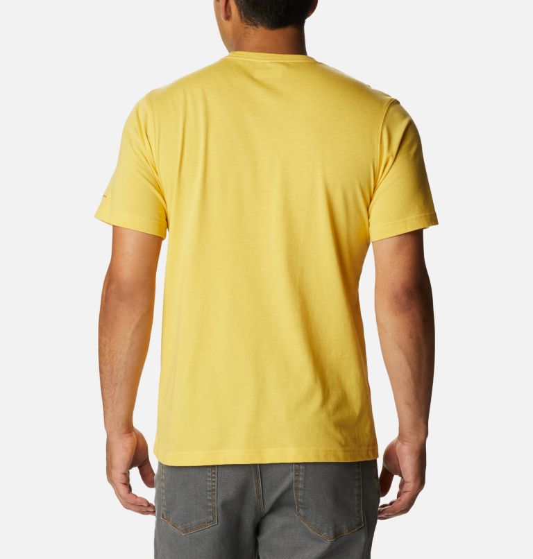 Thumbnail: Men's Thistletown Hills Short Sleeve Shirt - Tall, Color: Golden Nugget, image 2