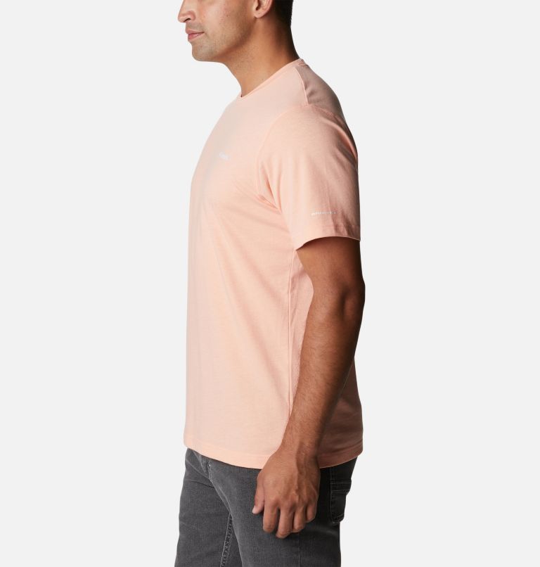 Men's Thistletown Hills Short Sleeve Shirt, Color: Coral Reef Heather, image 3