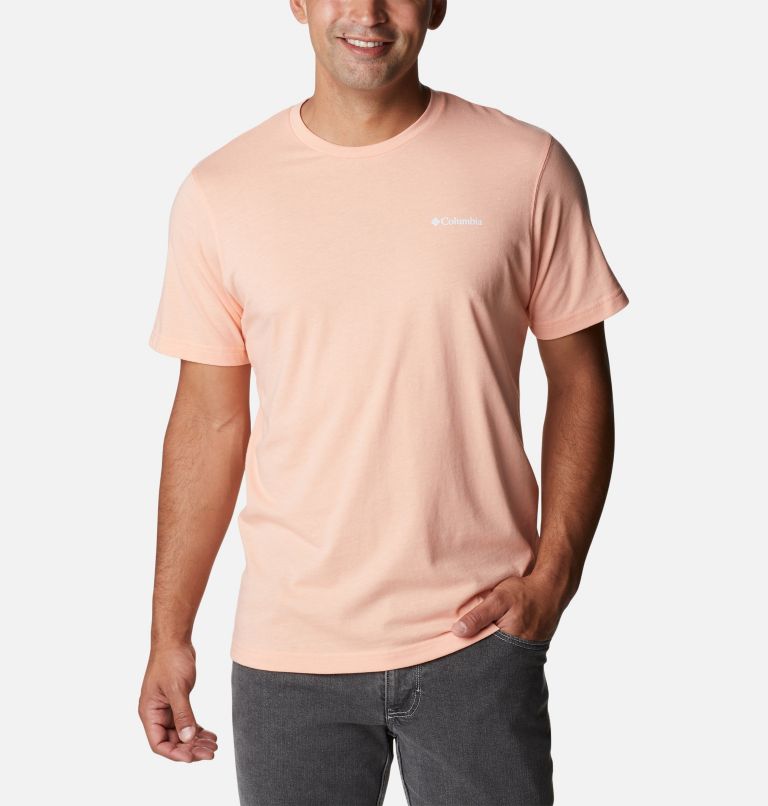 Thumbnail: Thistletown Hills Short Sleeve | 879 | L, Color: Coral Reef Heather, image 5