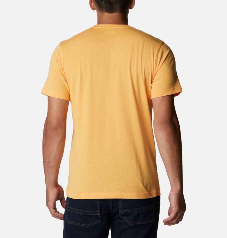 Men's Thistletown Hills Short Sleeve Shirt, Color: Mango Heather