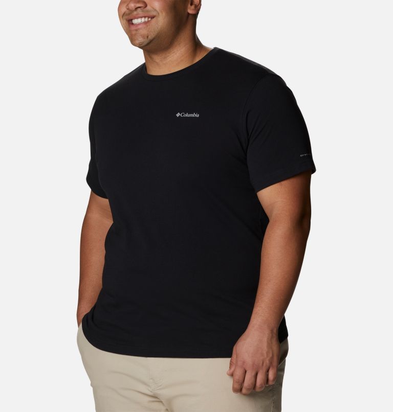 Men's Thistletown Hills Short Sleeve Shirt - Big, Color: Black