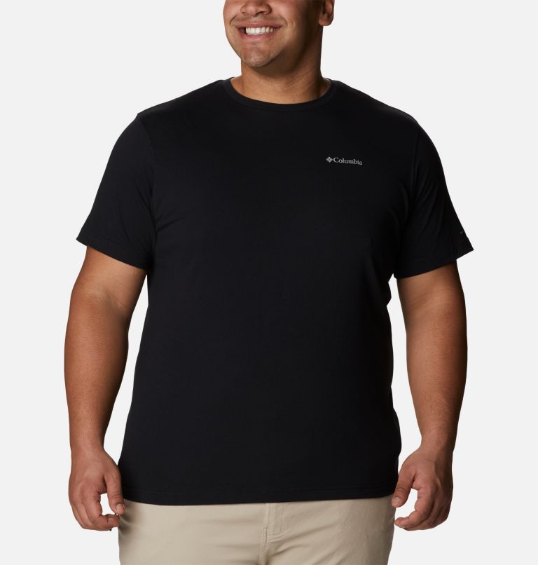 Men's Thistletown Hills Short Sleeve Shirt - Big, Color: Black, image 1