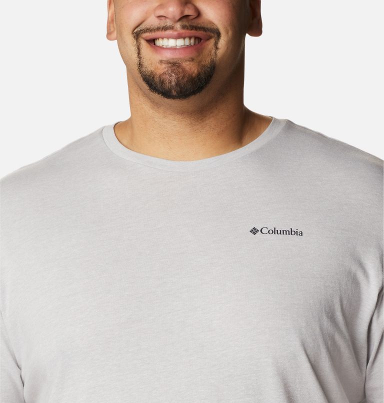 Men's Thistletown Hills Short Sleeve Shirt - Big, Color: Columbia Grey Heather, image 4