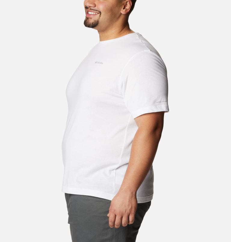 Thumbnail: Men's Thistletown Hills Short Sleeve Shirt - Big, Color: White, image 3