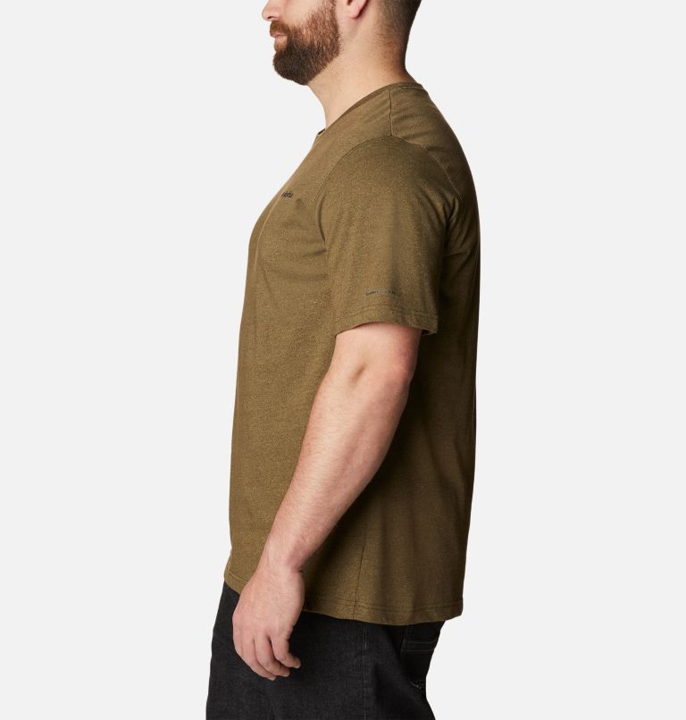 Men's Thistletown Hills Short Sleeve Shirt - Big, Color: Olive Green Heather, image 3