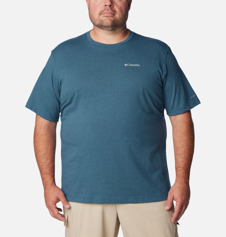 Thumbnail: T-shirt à manches courtes Thistletown Hills Homme - Tailles fortes, Color: Night Wave Heather, image 1