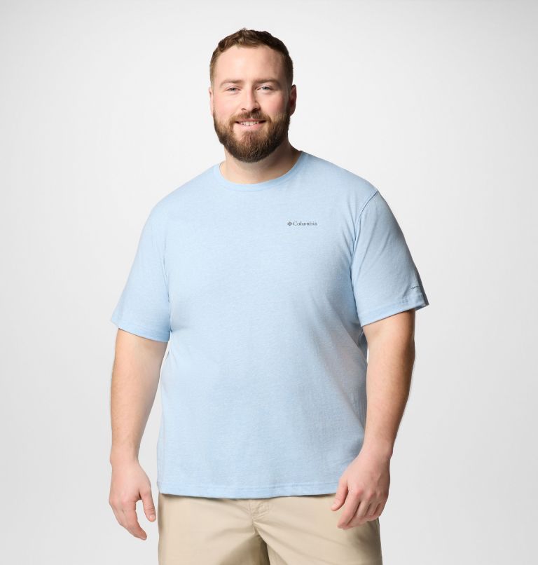 T-shirt à manches courtes Thistletown Hills Homme - Tailles fortes, Color: Ripple Blue Heather, image 1