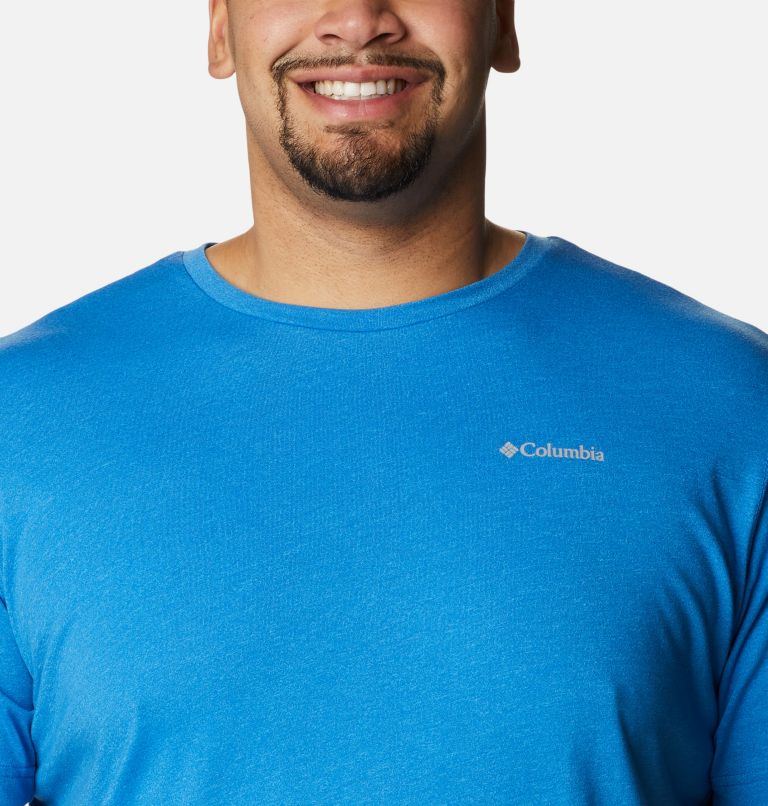 T-shirt à manches courtes Thistletown Hills Homme - Tailles fortes, Color: Bright Indigo Heather, image 4