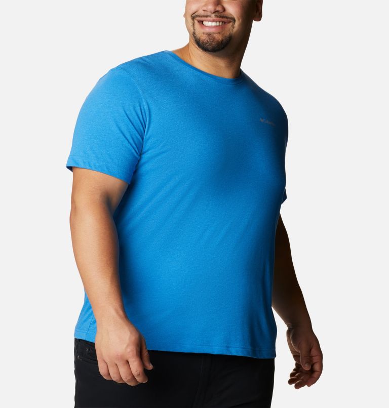 Men's Thistletown Hills Short Sleeve Shirt - Big, Color: Bright Indigo Heather, image 5