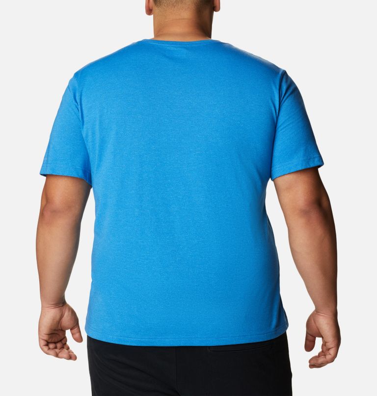 Thumbnail: T-shirt à manches courtes Thistletown Hills Homme - Tailles fortes, Color: Bright Indigo Heather, image 2