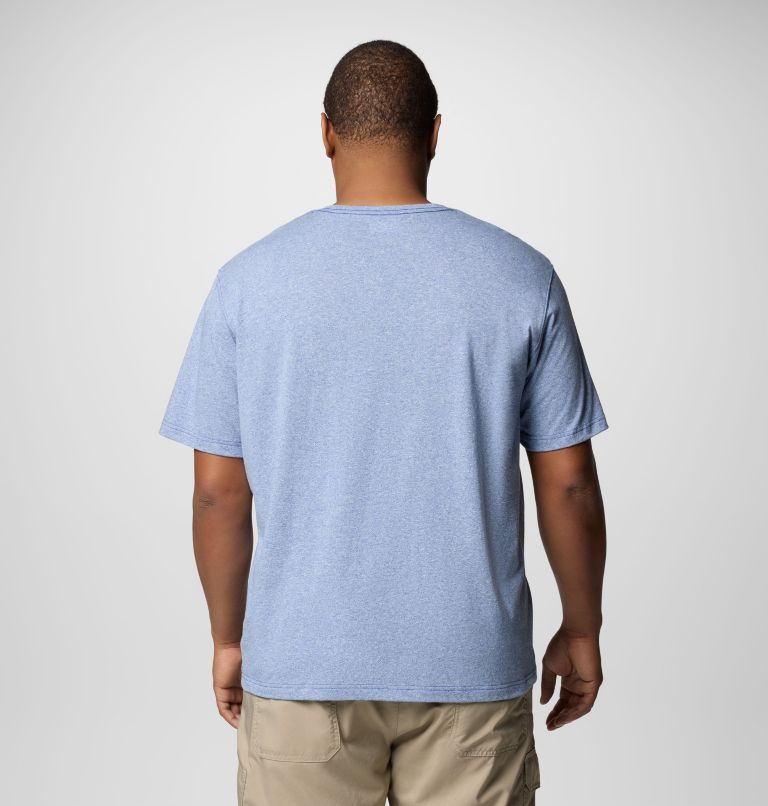 Men's Thistletown Hills Short Sleeve Shirt - Big, Color: Mountain Blue Heather, image 3