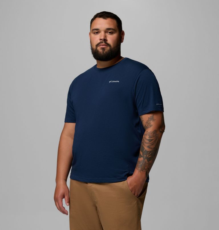 Men's Thistletown Hills Short Sleeve Shirt - Big, Color: Collegiate Navy Heather, image 4