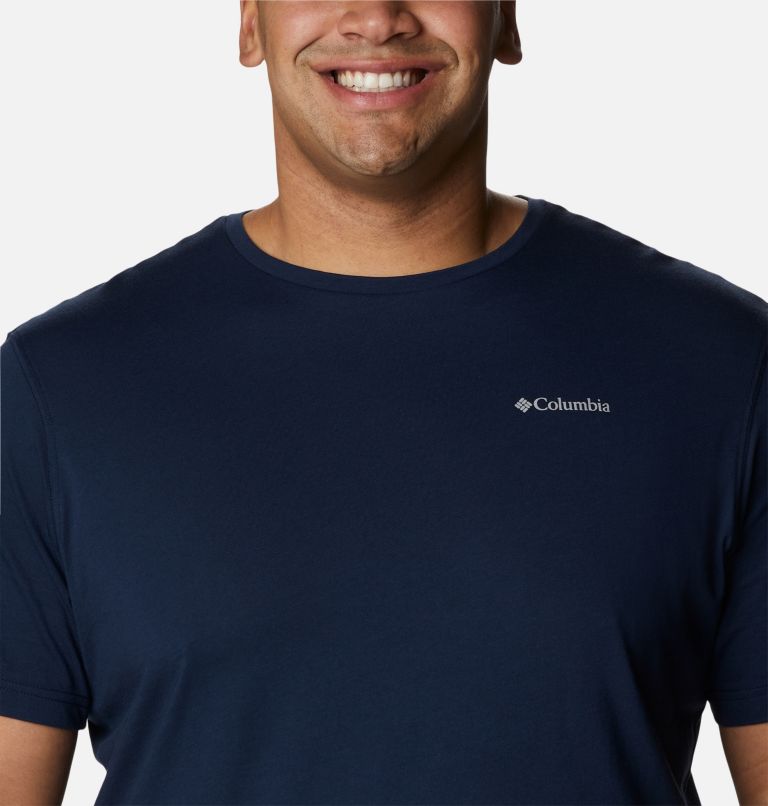 Men's Thistletown Hills Short Sleeve Shirt - Big, Color: Collegiate Navy Heather, image 4