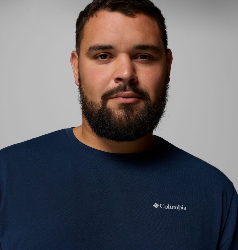 Men's Thistletown Hills Short Sleeve Shirt - Big, Color: Collegiate Navy Heather, image 5