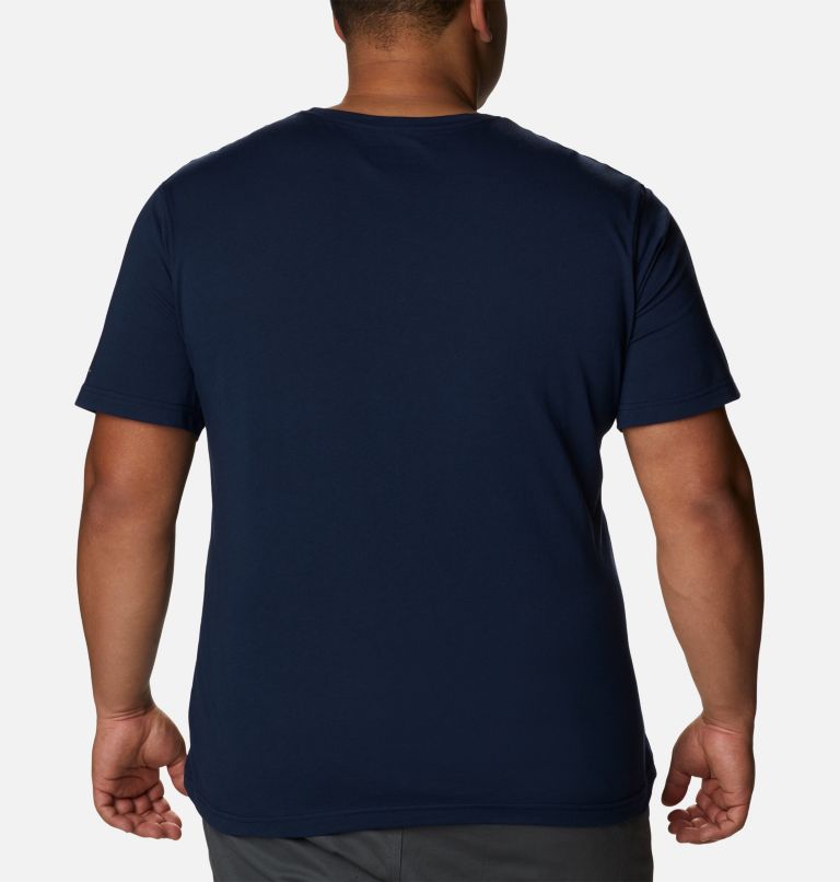 Thumbnail: Men's Thistletown Hills Short Sleeve Shirt - Big, Color: Collegiate Navy Heather, image 2
