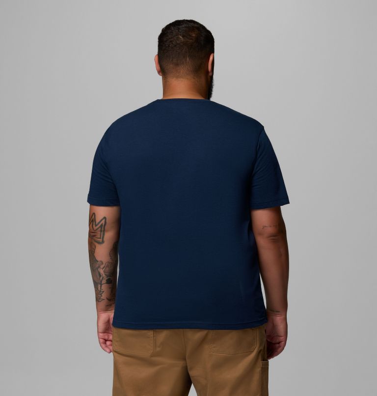 Men's Thistletown Hills Short Sleeve Shirt - Big, Color: Collegiate Navy Heather, image 3