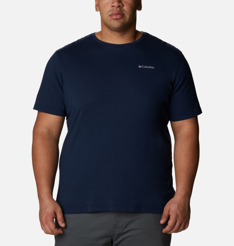 Men's Thistletown Hills Short Sleeve Shirt - Big, Color: Collegiate Navy Heather, image 1