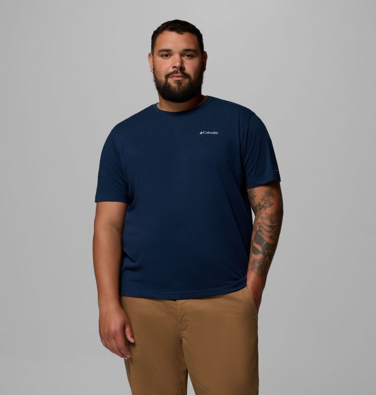 Men's Thistletown Hills Short Sleeve Shirt - Big, Color: Collegiate Navy Heather, image 1