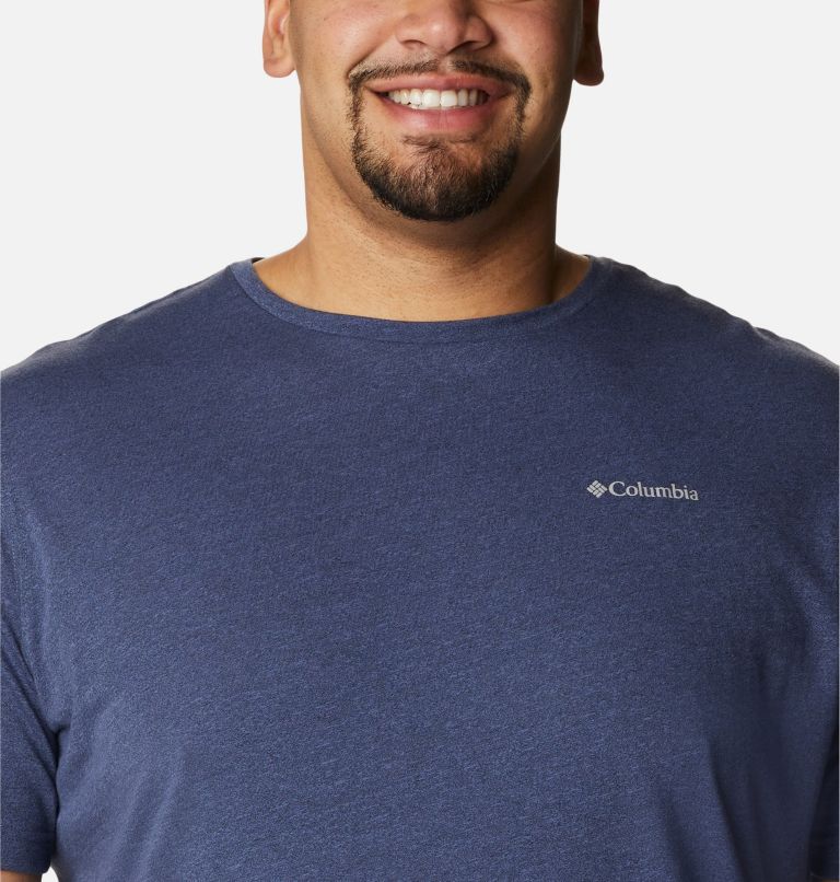 Thistletown Hills T-Shirt für Männer – erweiterte Größenauswahl, Color: Dark Mountain Heather, image 4
