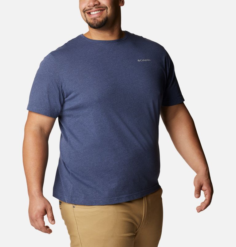 Men's Thistletown Hills Short Sleeve Shirt - Big, Color: Dark Mountain Heather, image 5