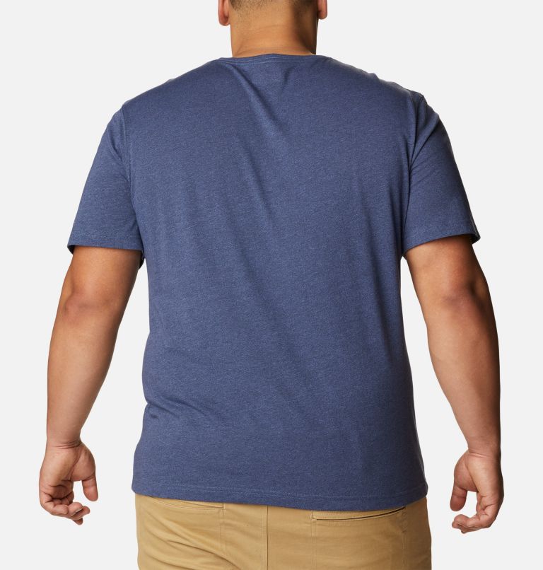 Thumbnail: T-shirt à manches courtes Thistletown Hills Homme - Tailles fortes, Color: Dark Mountain Heather, image 2