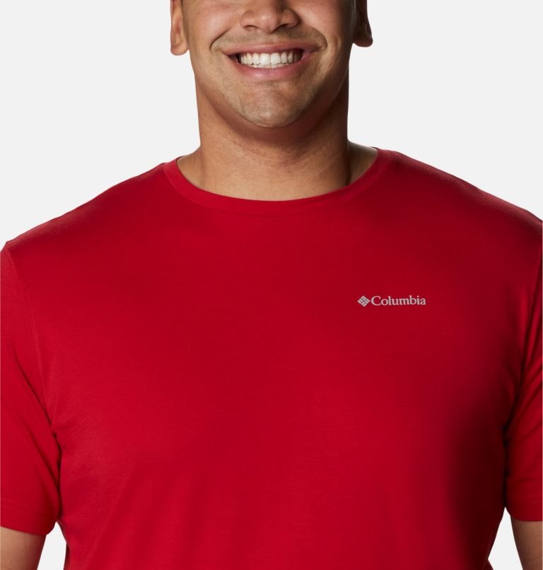 Men's Thistletown Hills Short Sleeve Shirt - Big, Color: Mountain Red, image 4