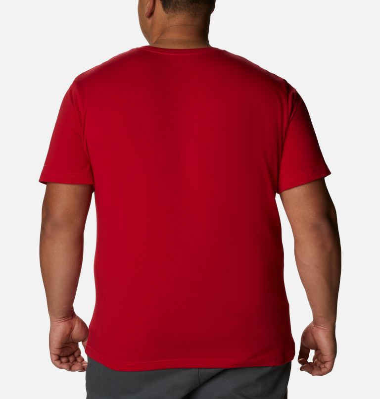 Thumbnail: Men's Thistletown Hills Short Sleeve Shirt - Big, Color: Mountain Red, image 2