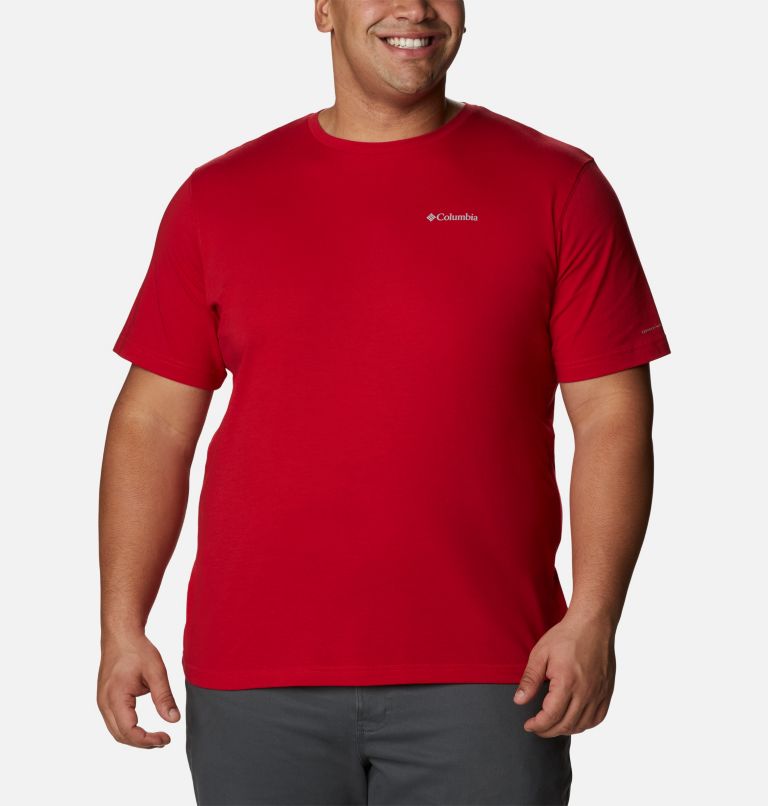 Men's Thistletown Hills Short Sleeve Shirt - Big, Color: Mountain Red, image 1