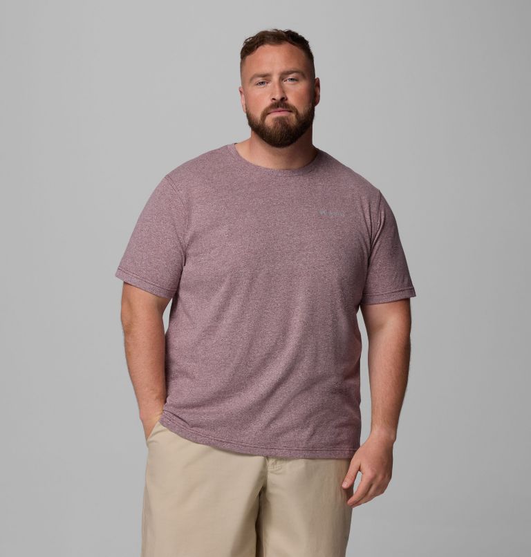 T-shirt à manches courtes Thistletown Hills Homme - Tailles fortes, Color: Rich Wine Heather, image 1