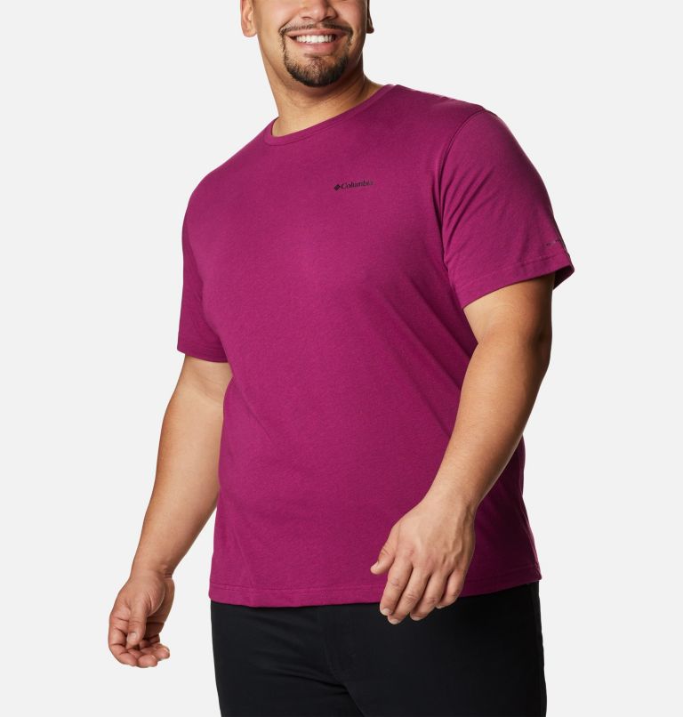 T-shirt à manches courtes Thistletown Hills Homme - Tailles fortes, Color: Red Onion Heather, image 5