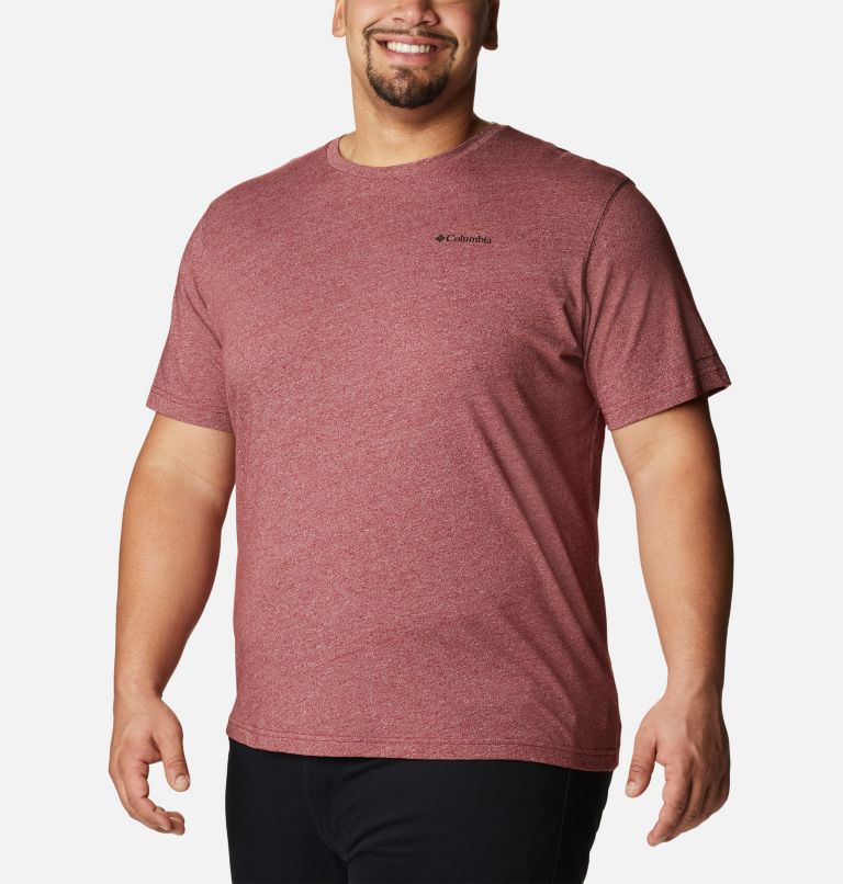 T-shirt à manches courtes Thistletown Hills Homme - Tailles fortes, Color: Red Jasper Heather, image 1