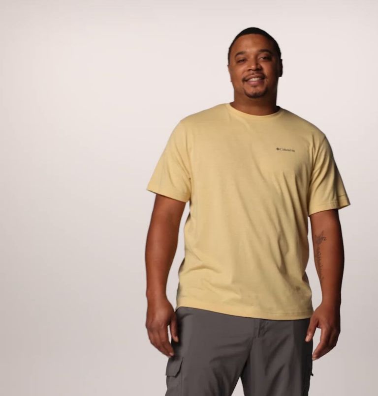 Camiseta Thistletown Hills para hombre - Talla grande, Color: Sand Dune Heather