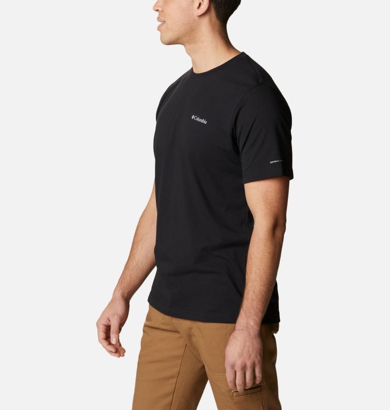 Men's Thistletown Hills Short Sleeve Shirt - Tall, Color: Black, image 3
