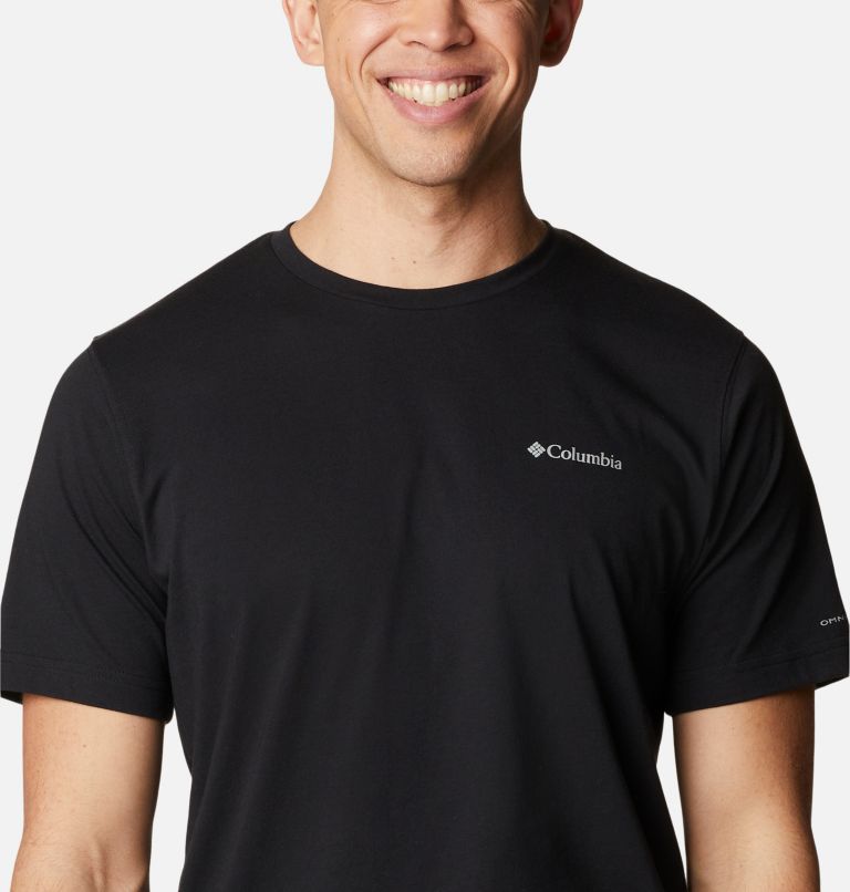 Thumbnail: Men's Thistletown Hills Short Sleeve Shirt - Tall, Color: Black, image 4